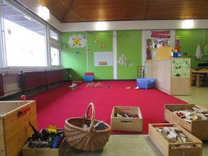 Der Kreativraum im Mini-Kindergarten