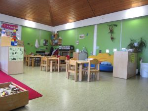 Kreativraum im Mini-Kindergarten